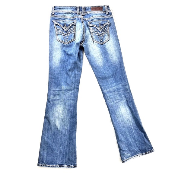 Vigoss Bootcut Distressed Jeans 28/5 - Picture 1 of 8